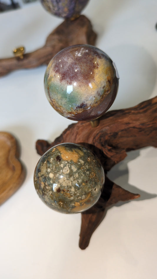 Small jasper spheres ✨