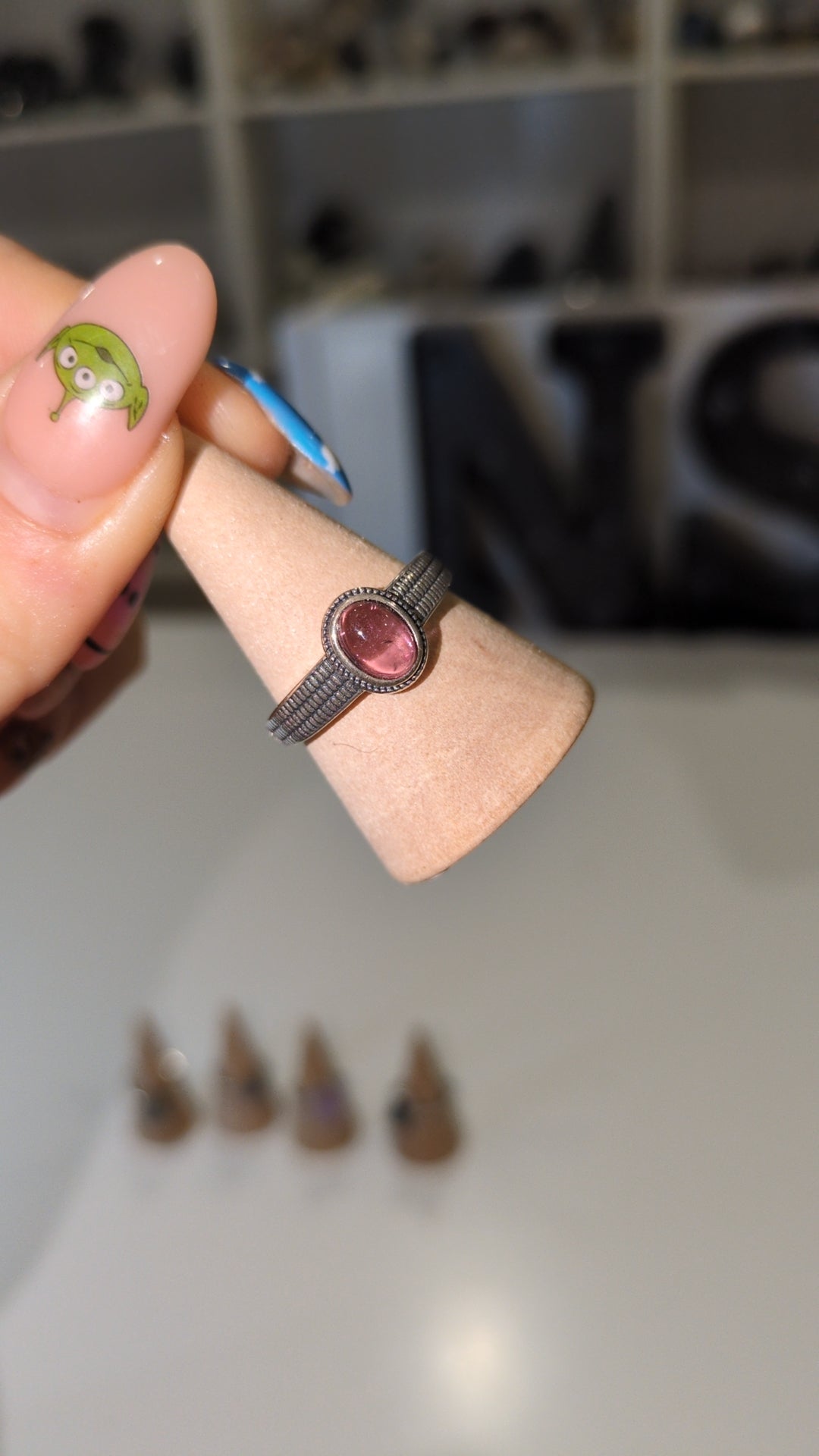 Pink tourmaline ring ✨