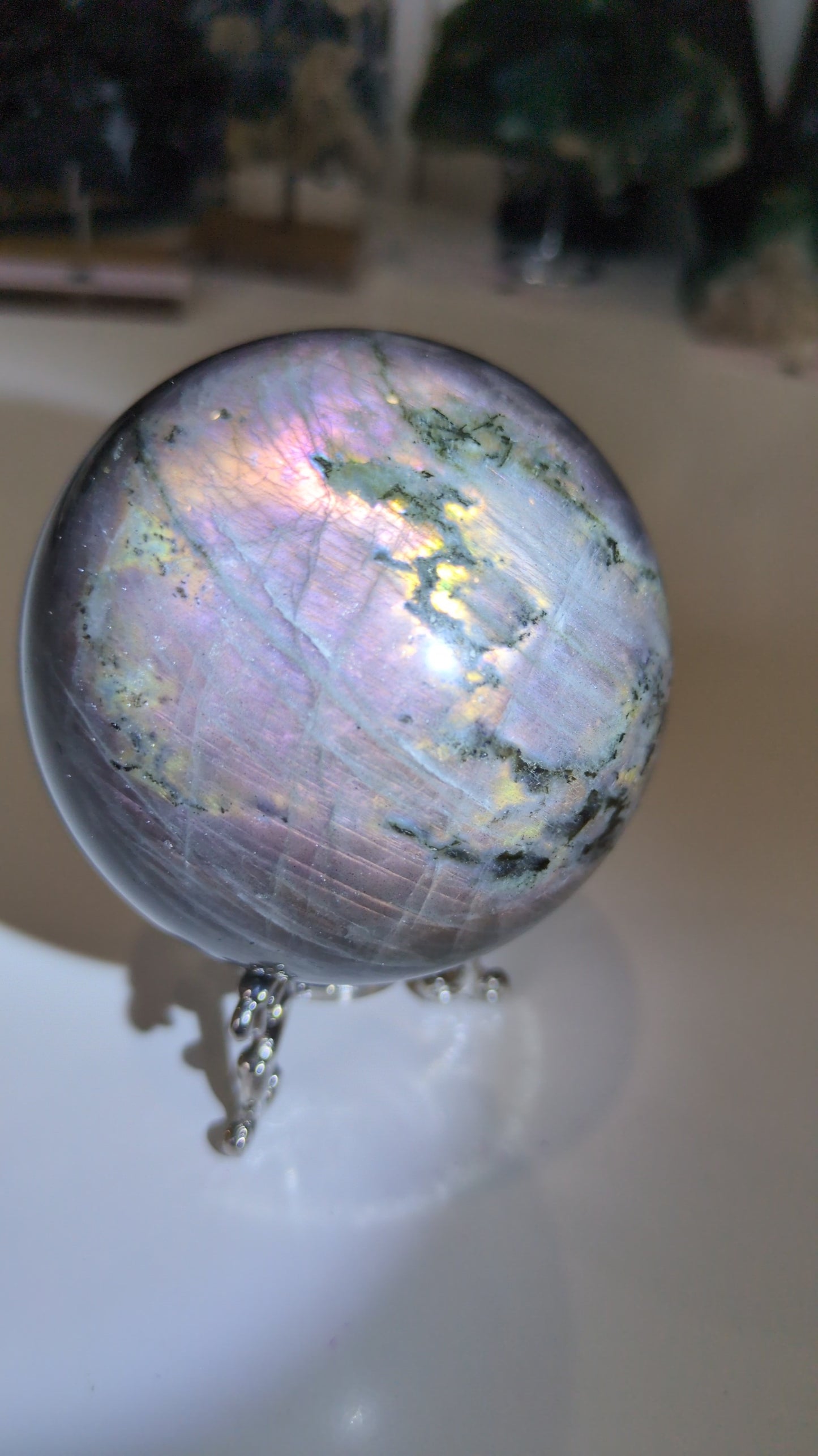 High quality labradorite sphere ✨ B
