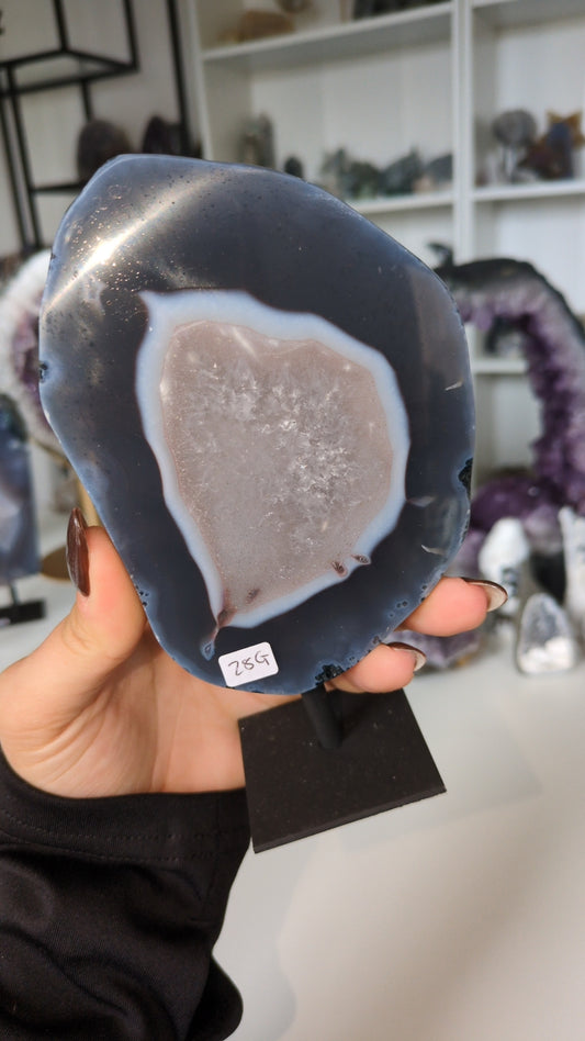 Agate slab on stand G ✨