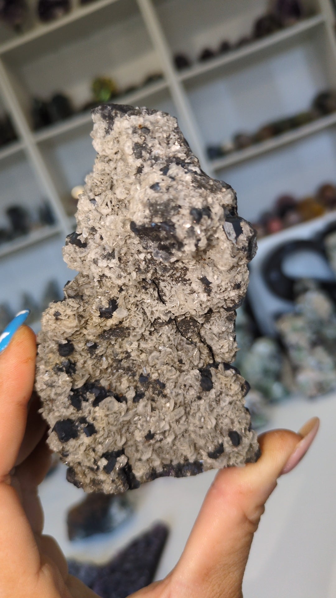 Purple& blue flourite specimen ✨