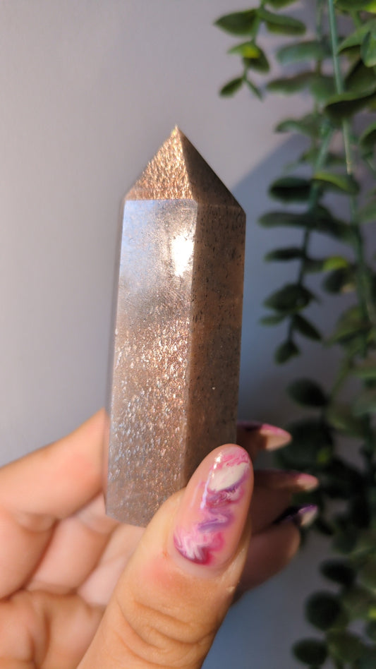 Black moonstone/ sunstone tower ✨ (D)