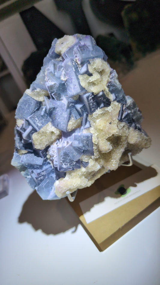 Blue flourite & Smokey Quartz ✨