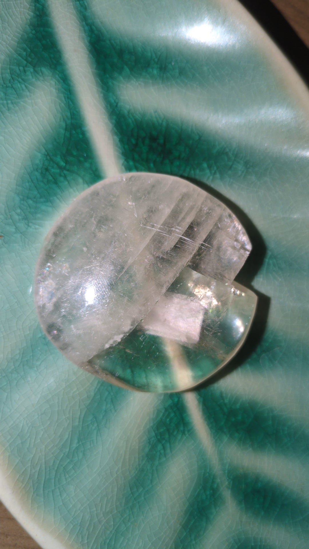 Optical calcite flat- chipped ✨