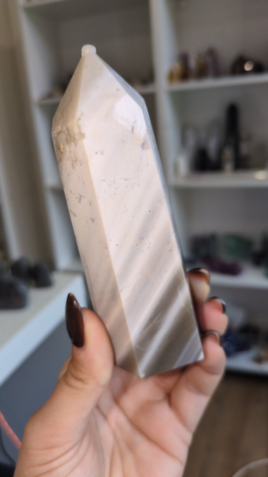 Botswana agate tower ✨