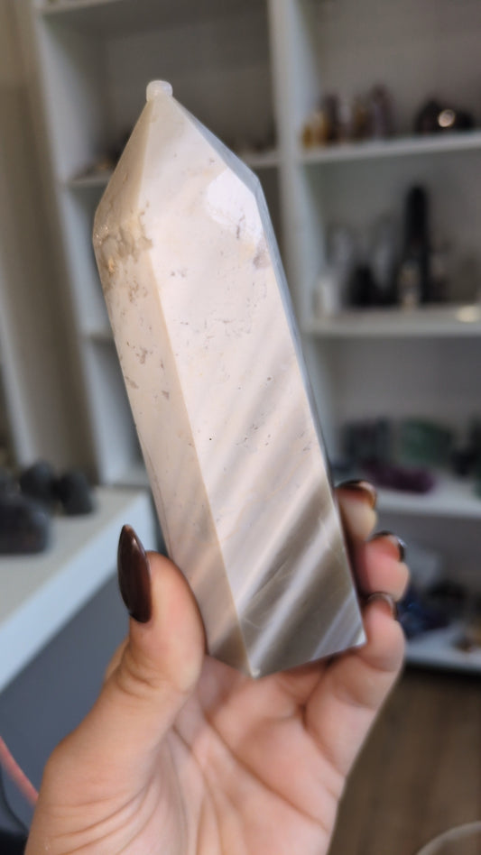 Botswana agate tower ✨