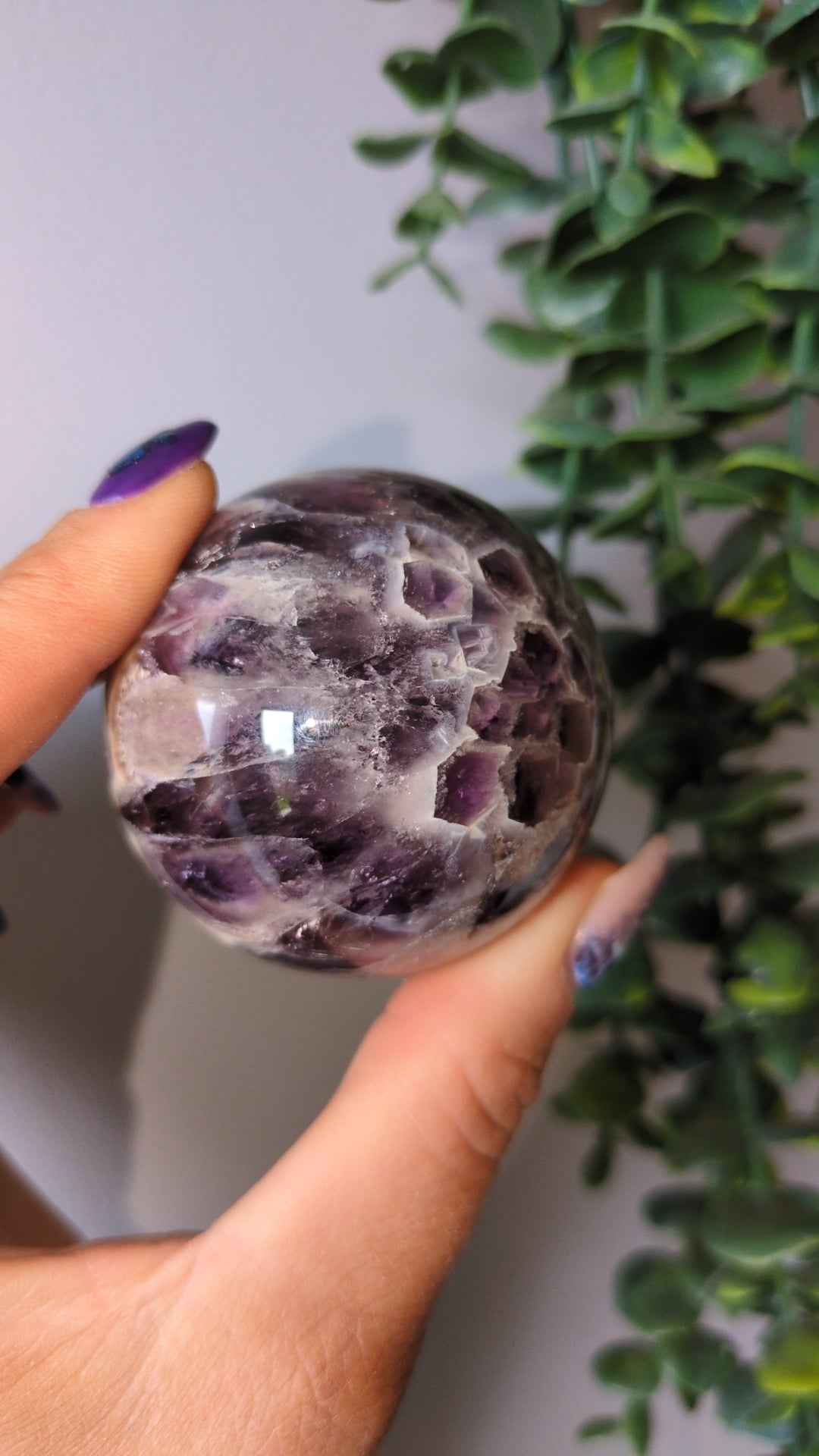 Feather amethyst sphere ✨