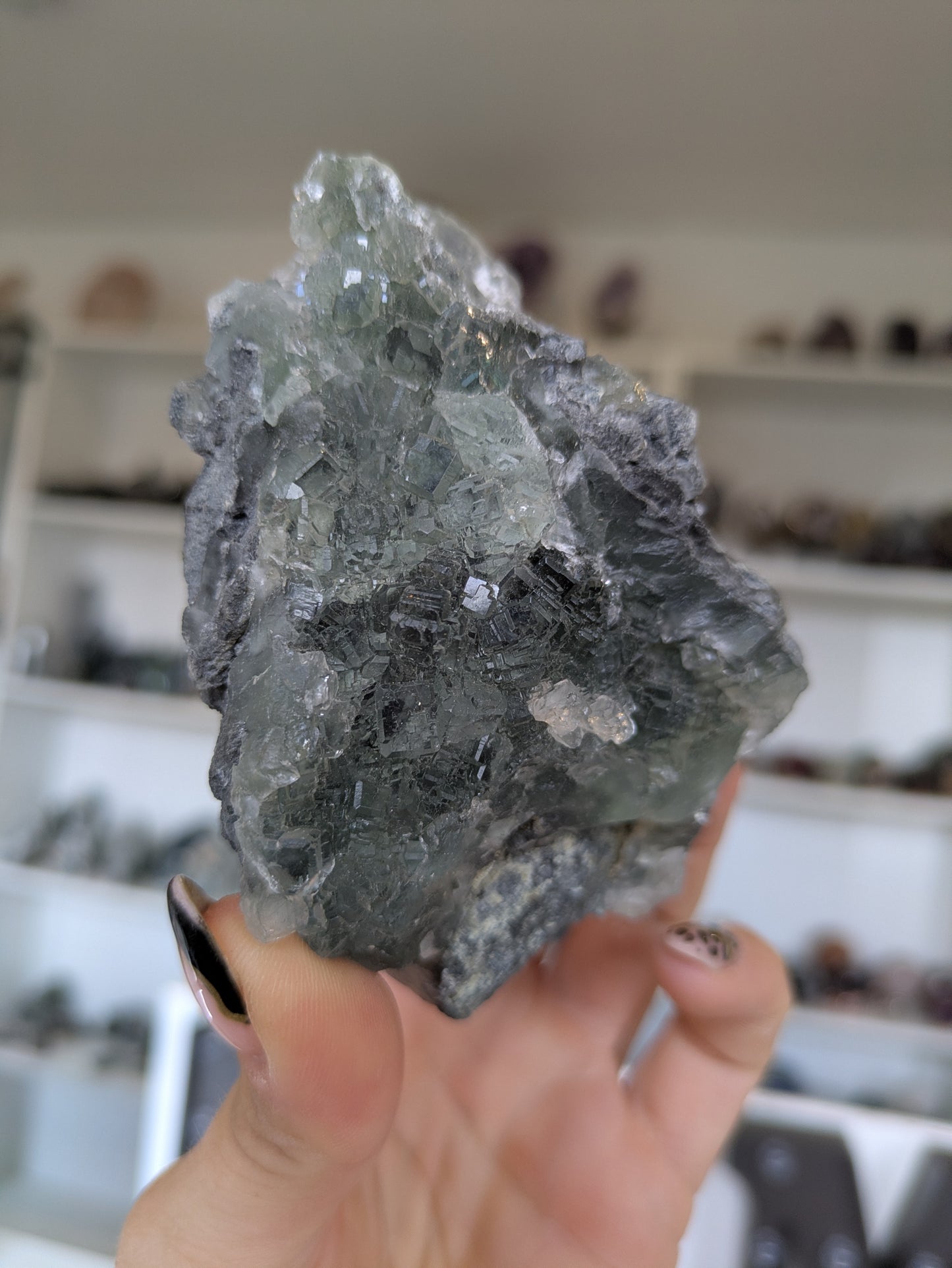 Green flourite from Hunan province ✨