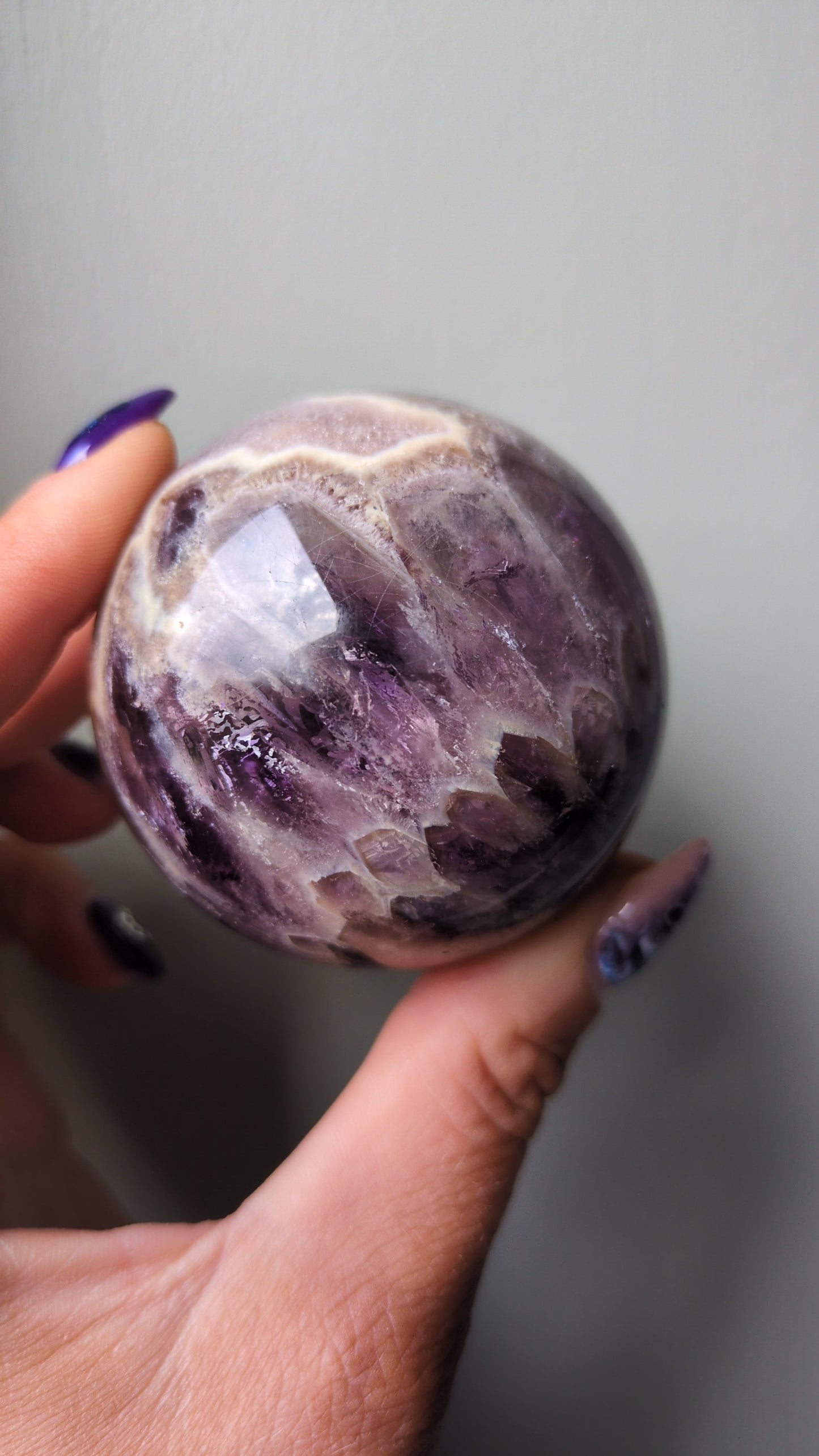 Feather amethyst sphere ✨ B
