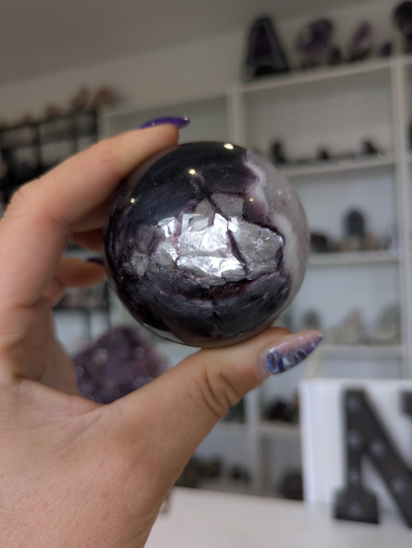 Mica & quartz sphere ✨ B