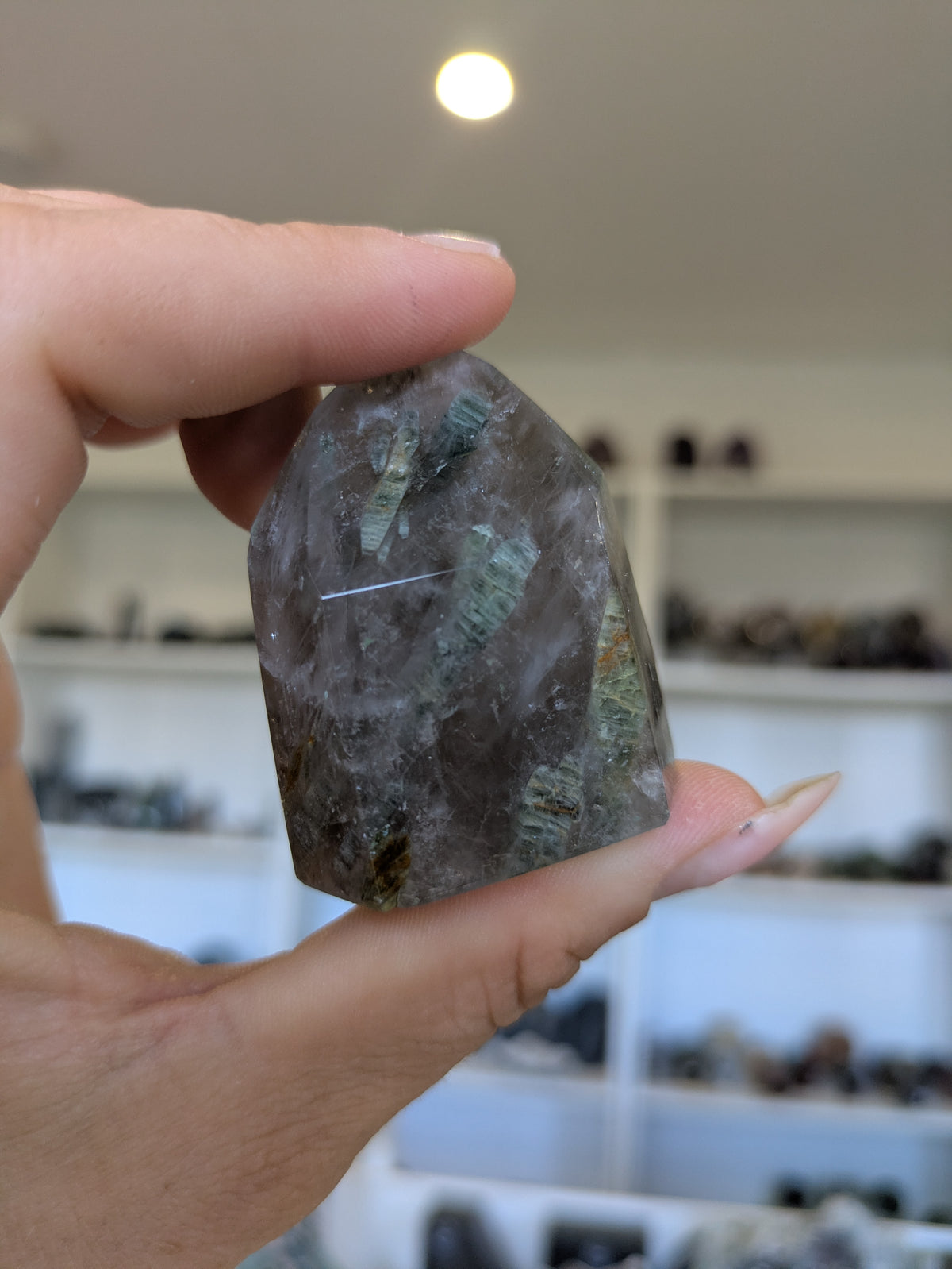 Smokey & green tourmaline tower ✨ D