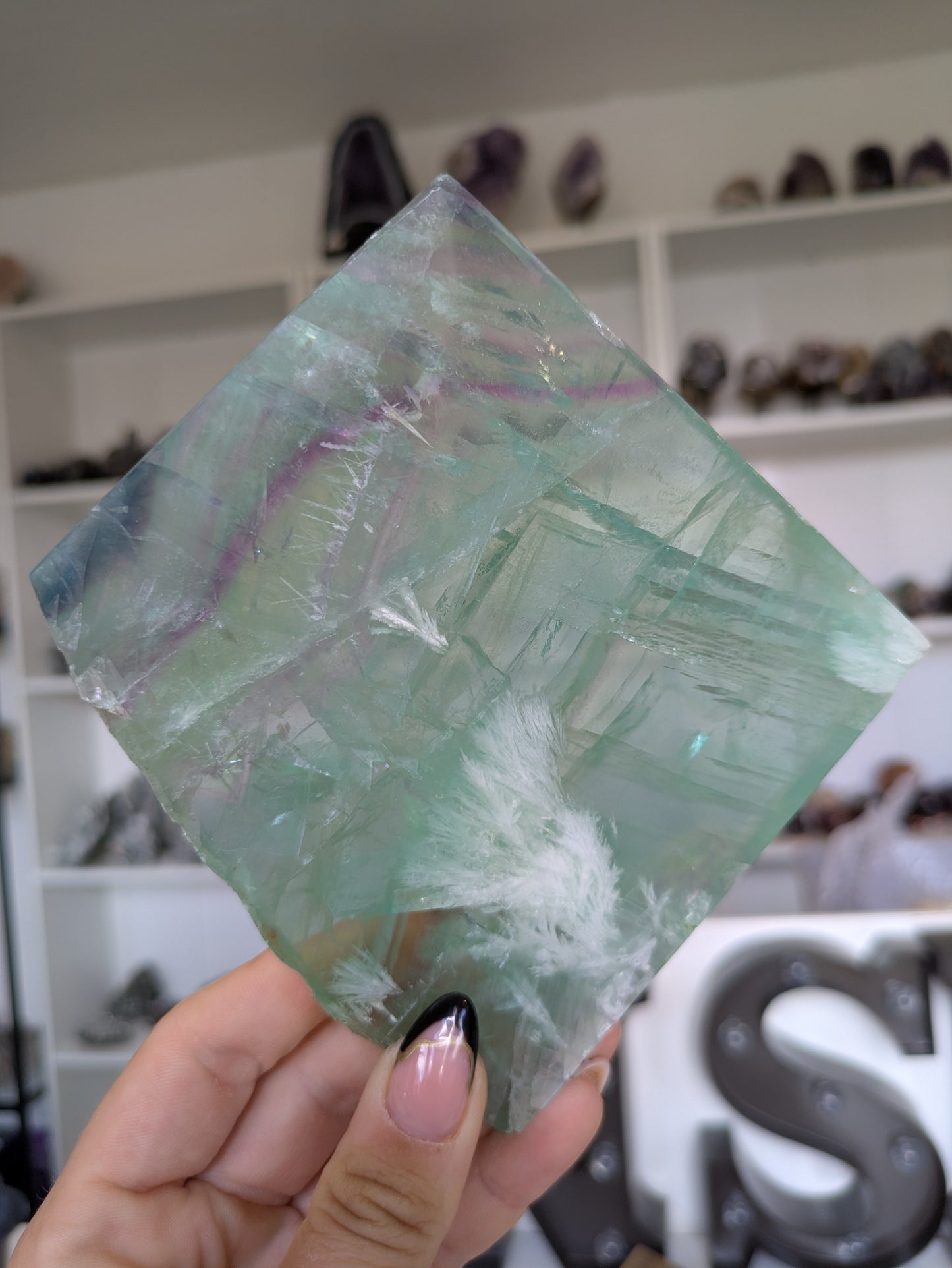 Feather flourite slab ✨