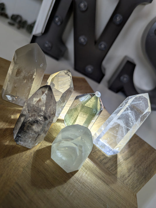 Garden quartz towers