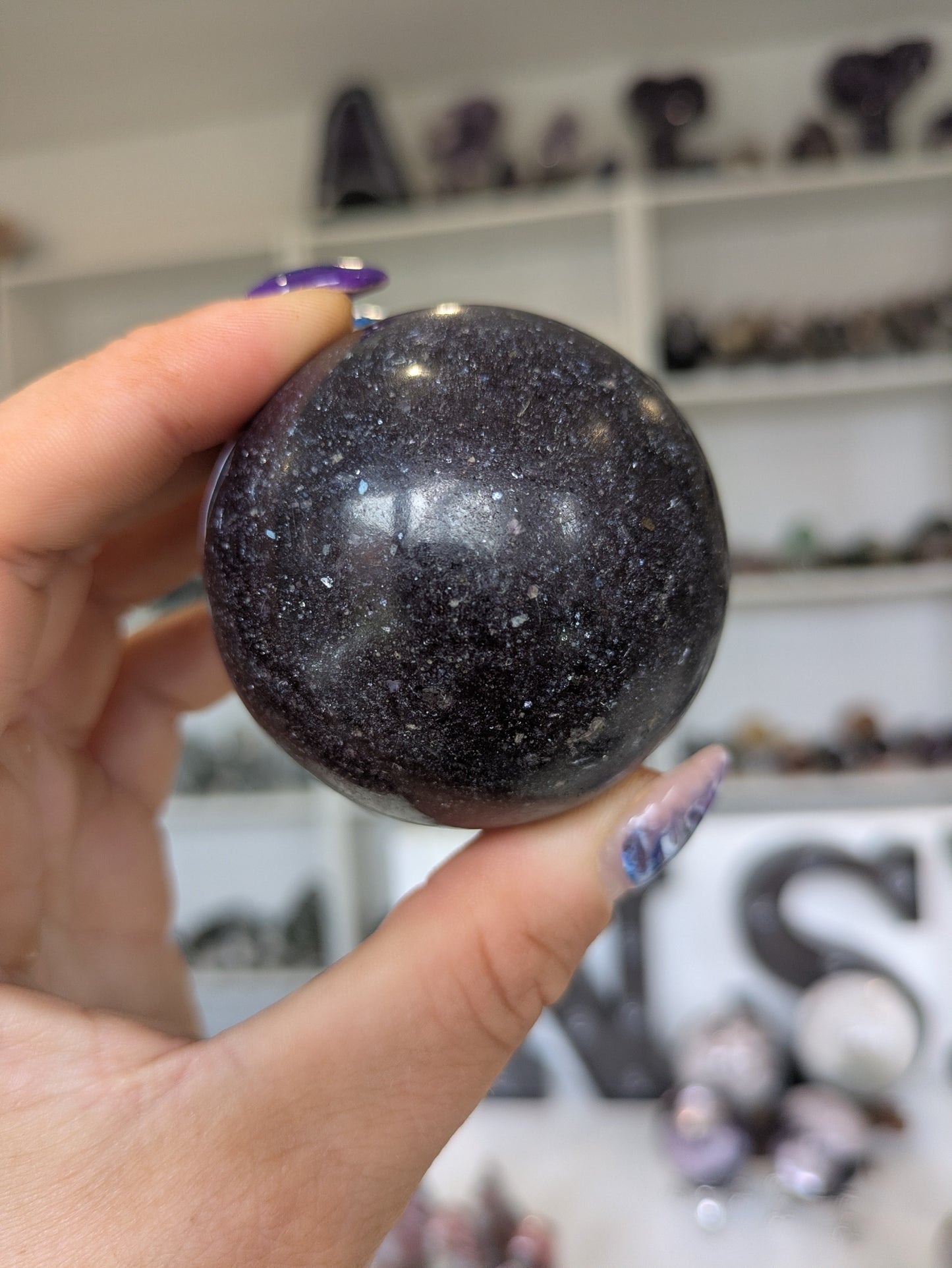 Iolite&mica sphere ✨