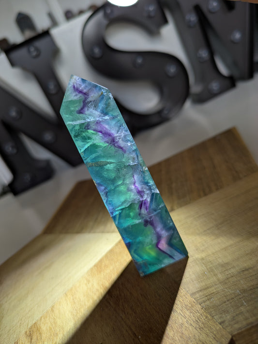Rainbow flourite tower ✨ C