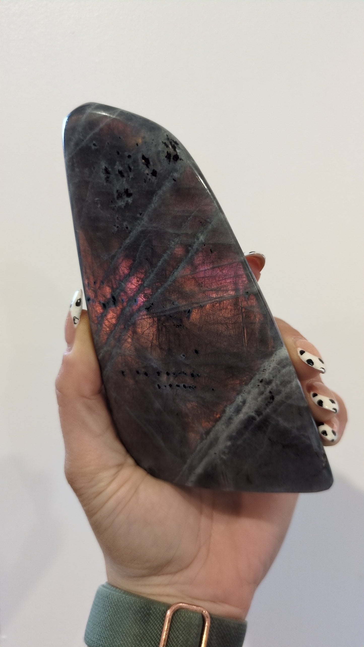 New Pink sunset Labradorite freeform ✨