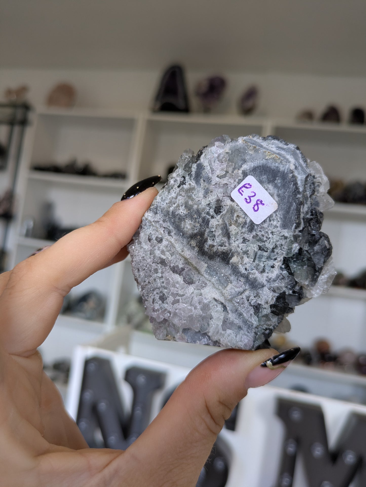 Flourite & calcite specimen✨