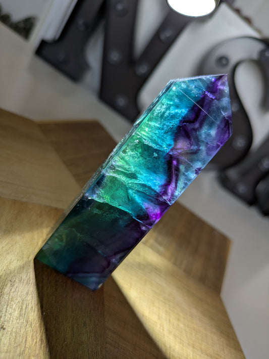 Rainbow flourite tower ✨ A