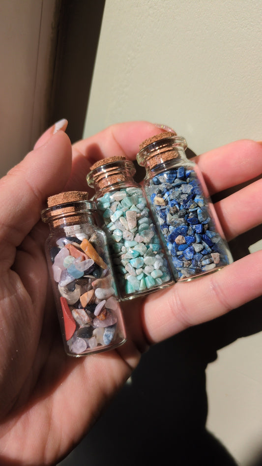 Crystal chip jars ✨
