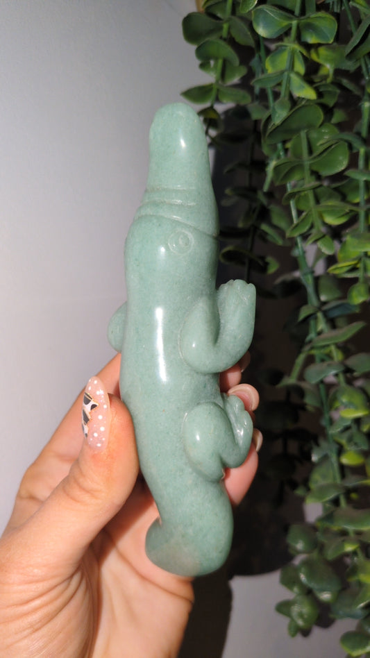 Green adventurine platypus✨