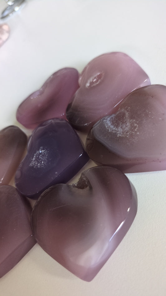 Jelly agate hearts 💞