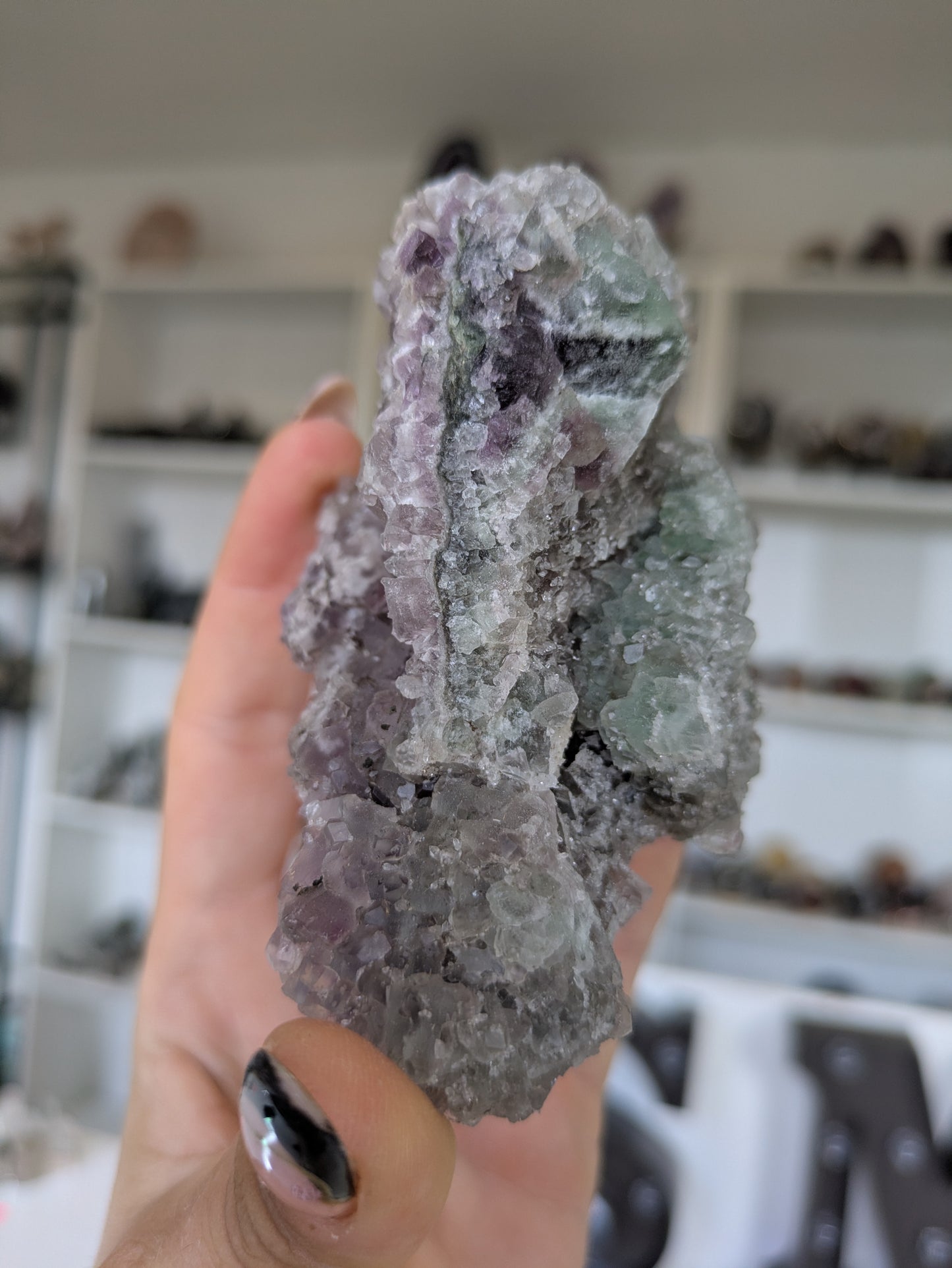 Green&purple sugar flourite ✨