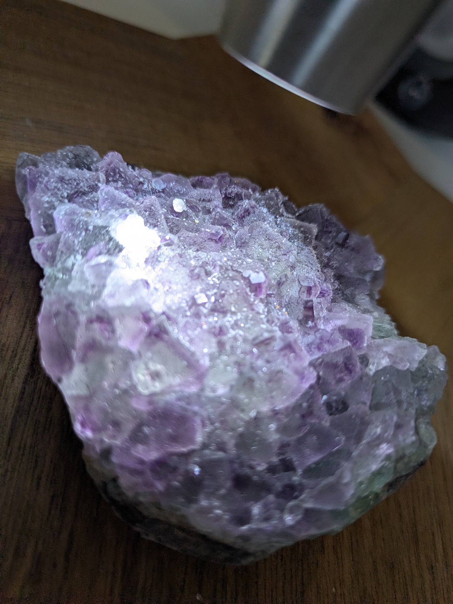 Purple & green flourite specimen ✨