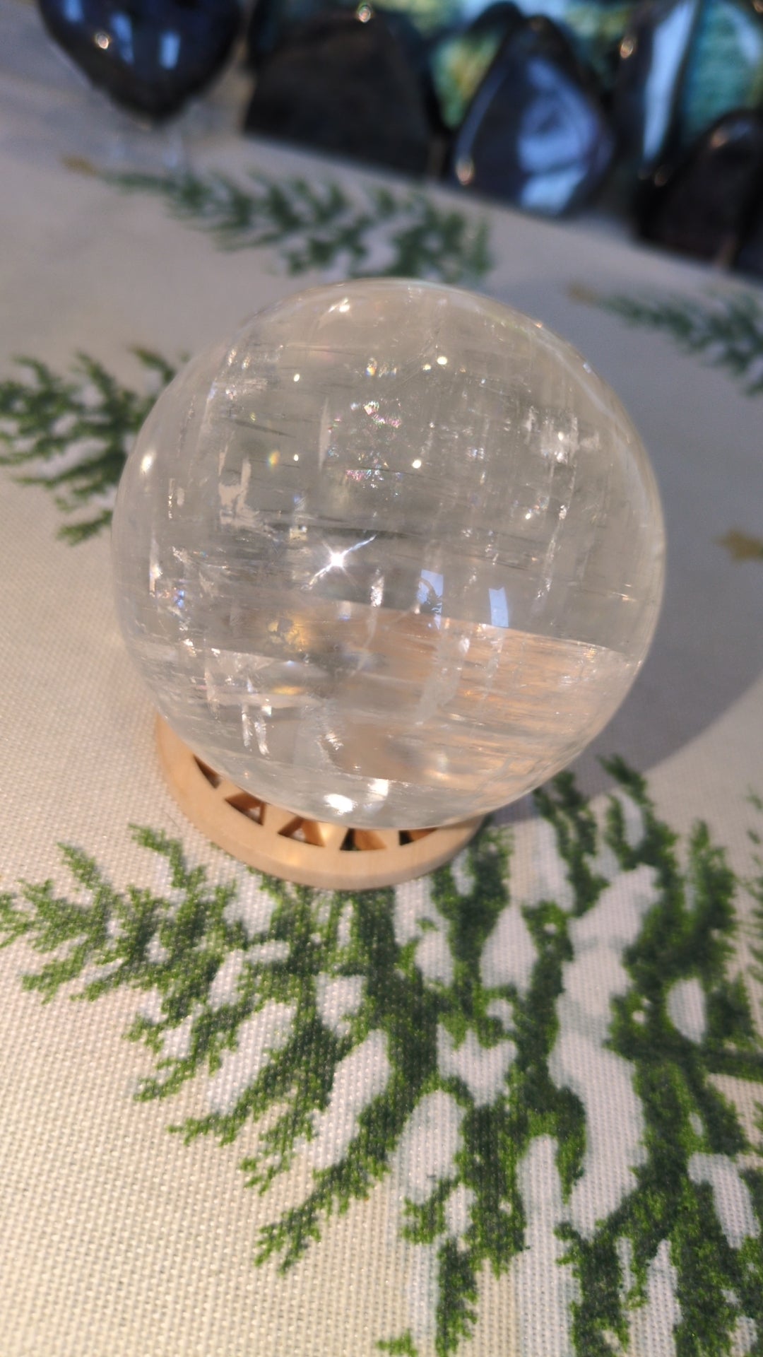 Hayley high quality optical calcite sphere ✨