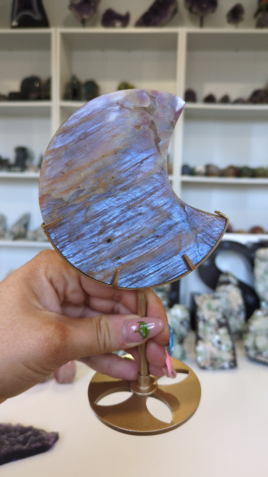 Large moonstone/ sunstone moon 🌝