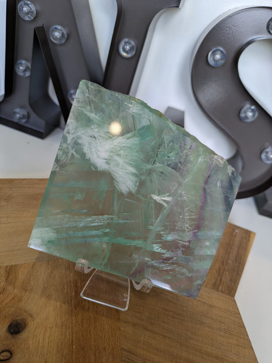 Feather flourite slab ✨