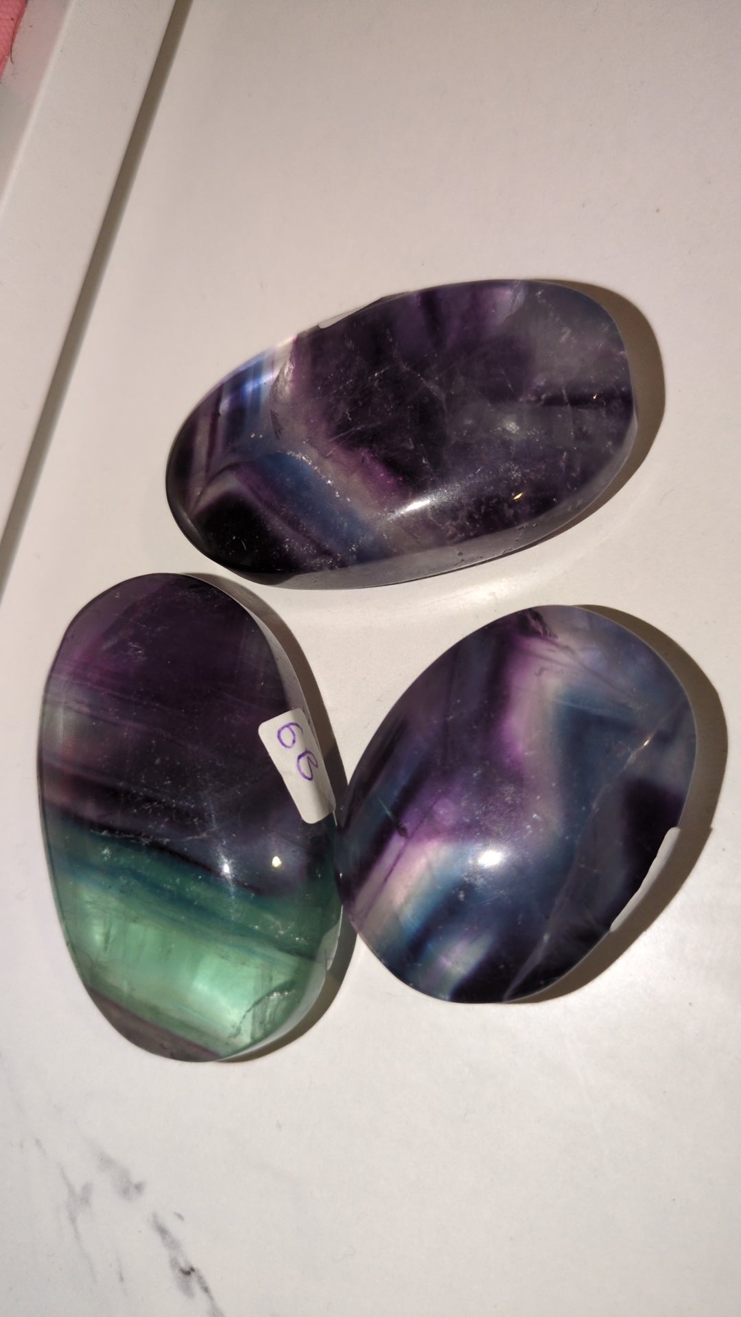 Rainbow flourite palms ✨
