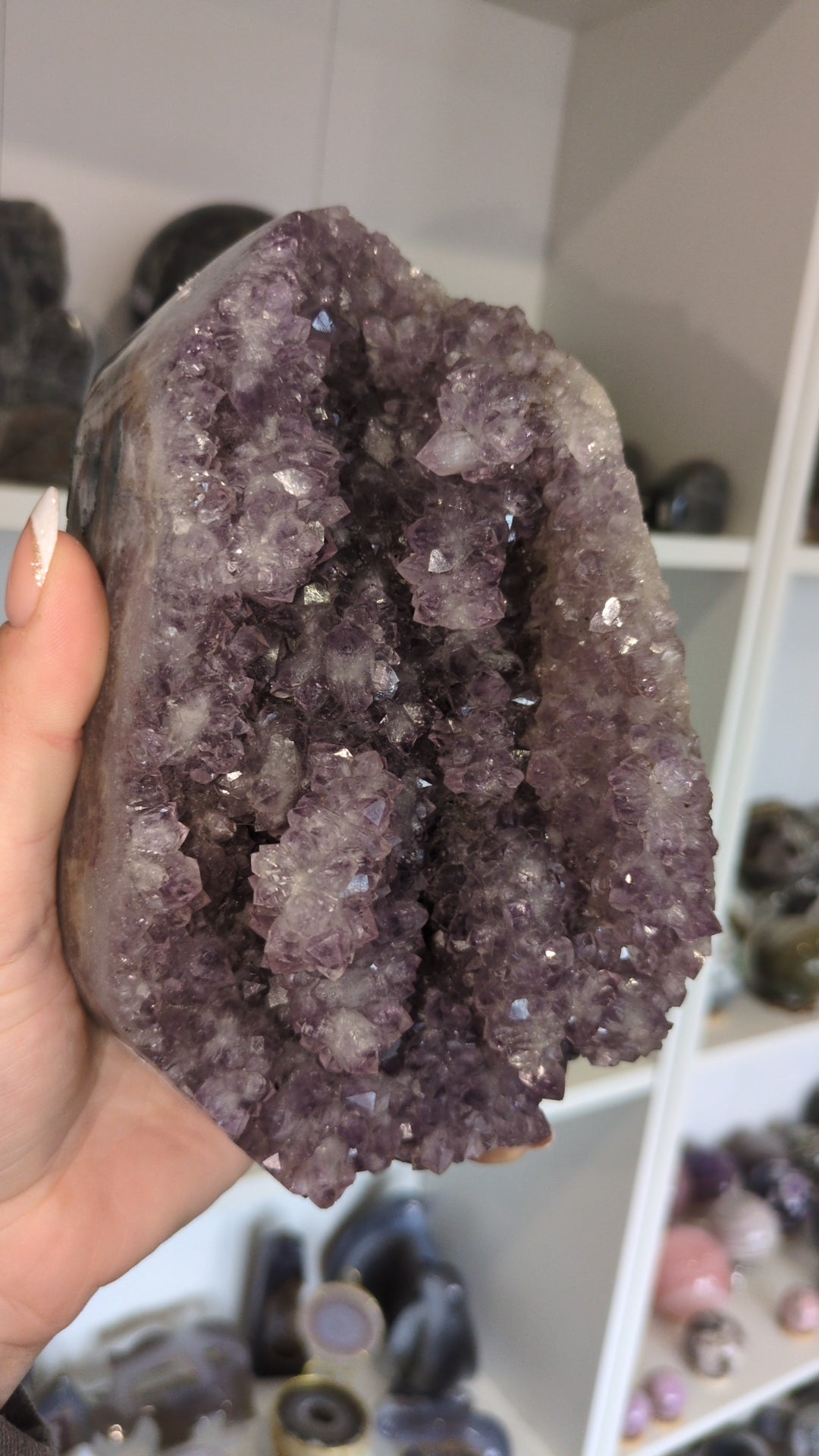 Large raw amethyst cluster ✨