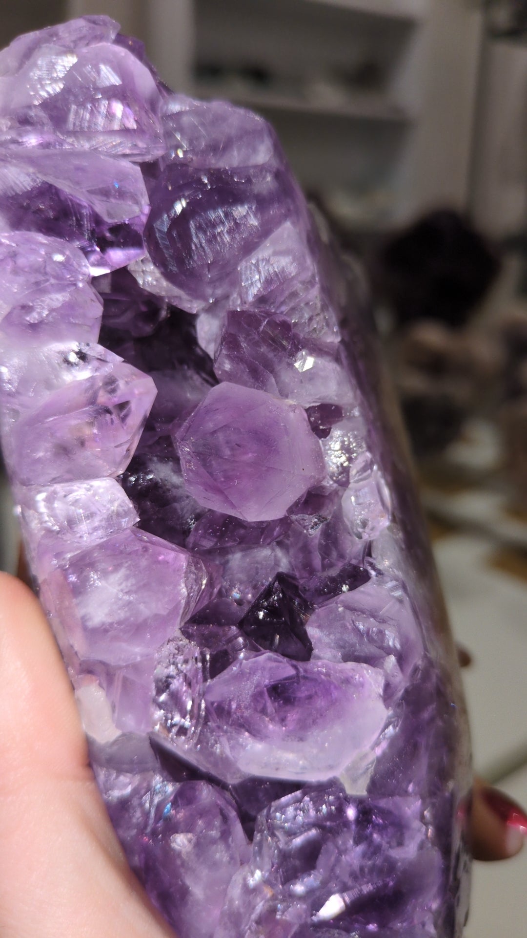 Large druzy Pink/purple amethyst freeform ✨