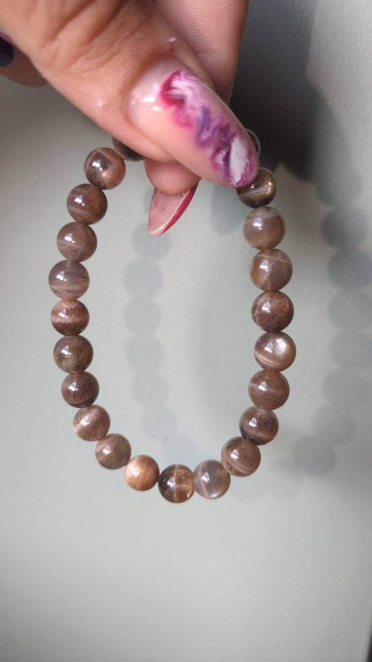 Sunstone mixed moonstone bracelet ✨