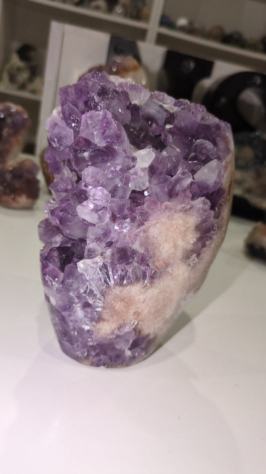 Large druzy Pink/purple amethyst freeform ✨