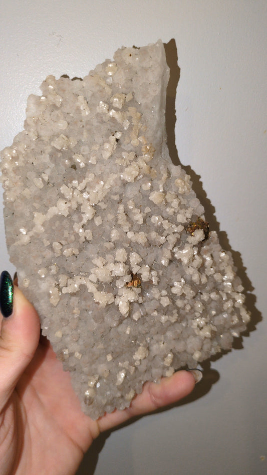 Quartz&feldspar with pyrite ✨