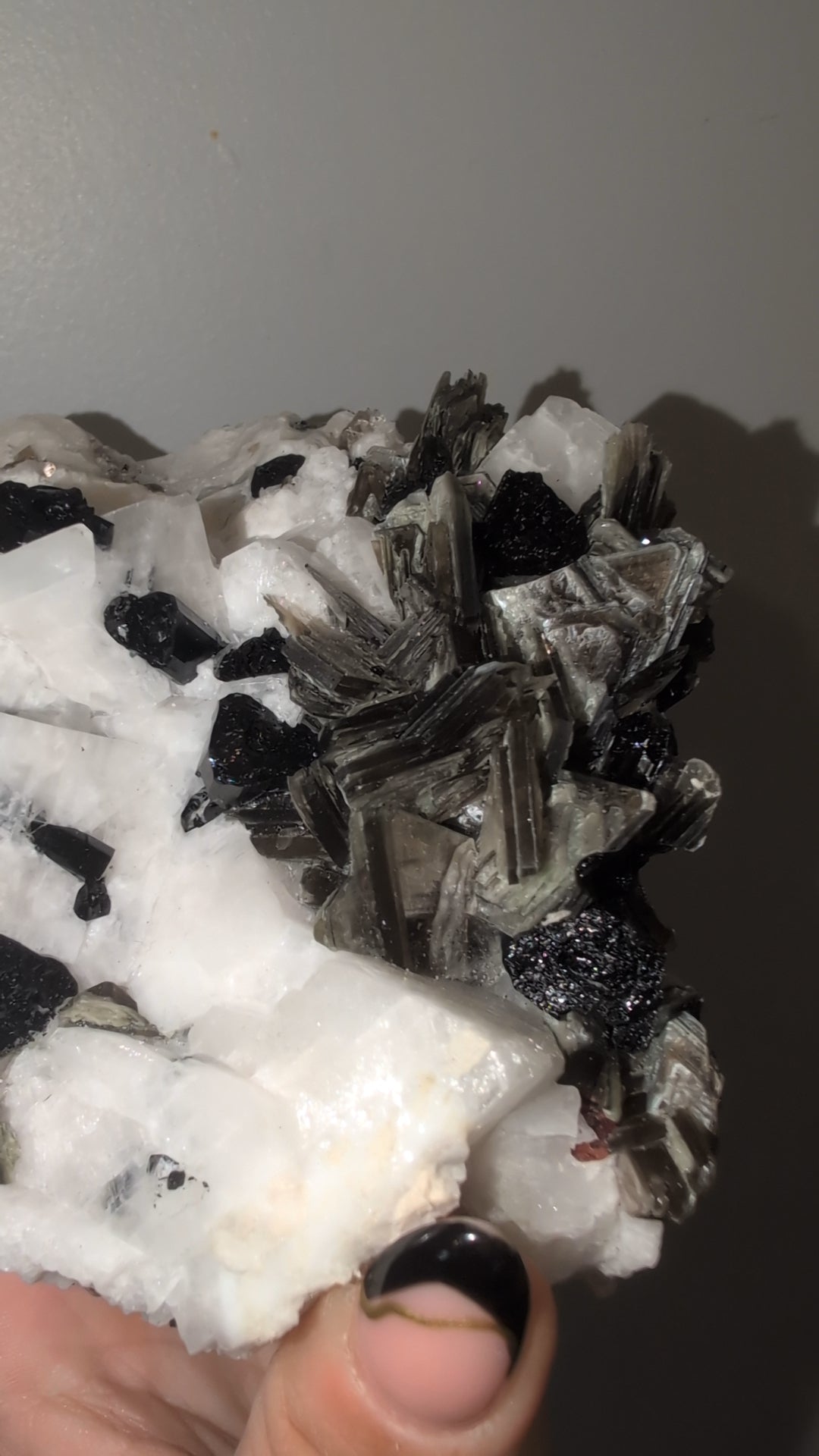 XL tourmaline&quartz with mica specimen ✨