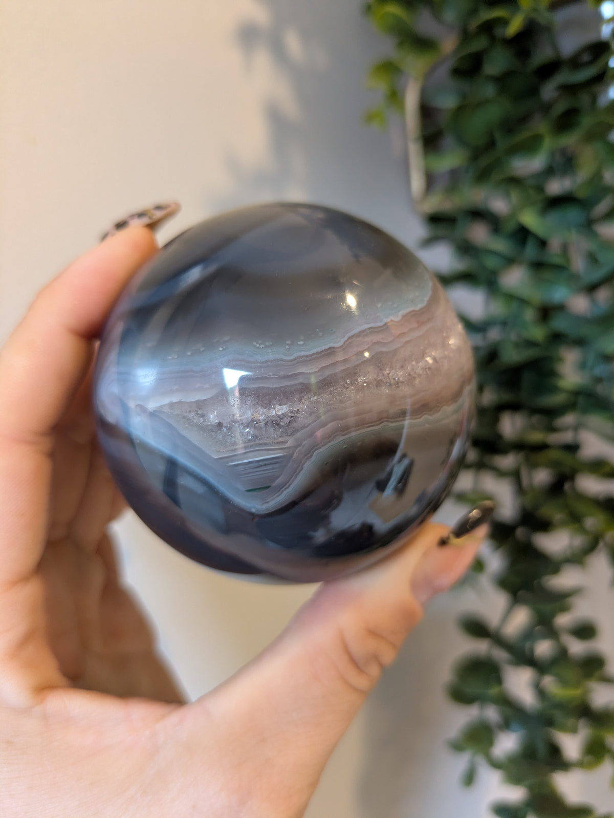 Druzy agate sphere ✨C