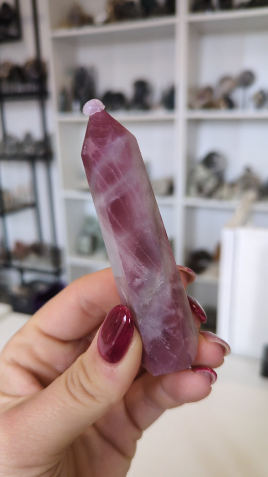 Lavender rose quartz tower ✨ B