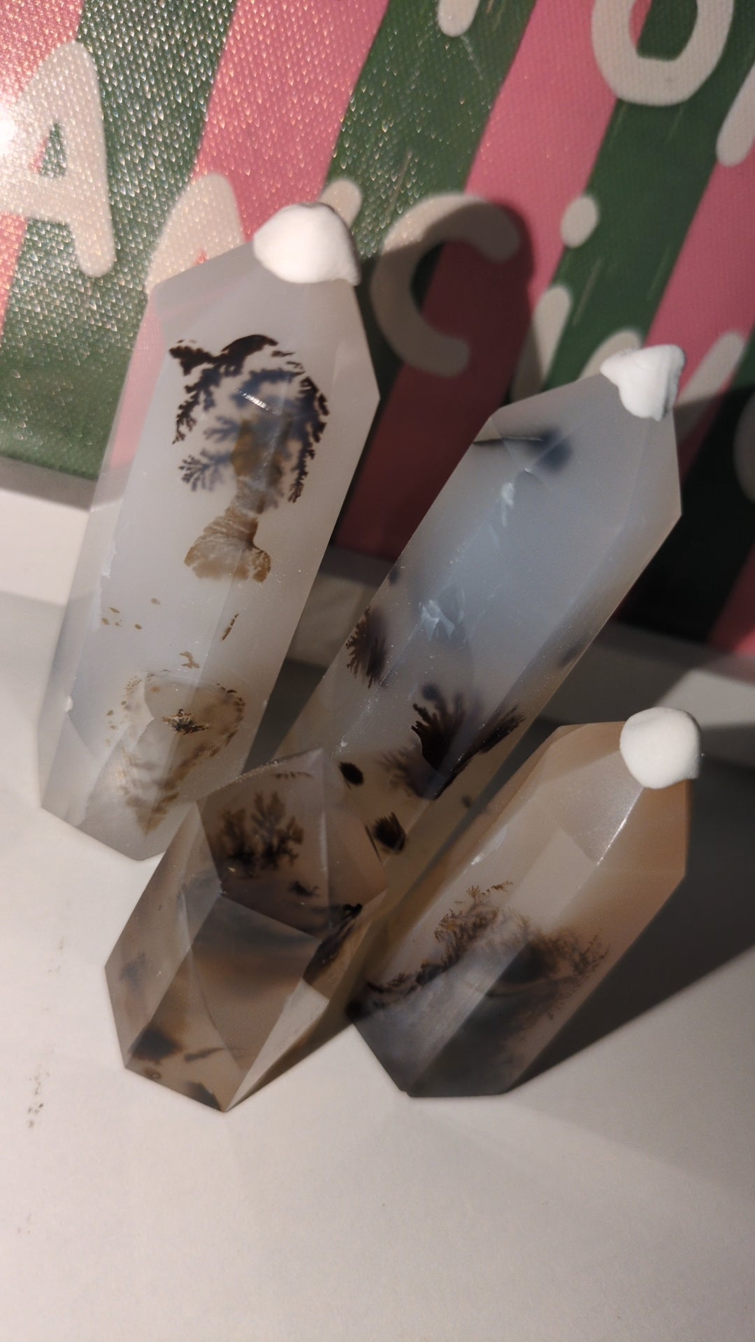 Dentrite agate towers ✨