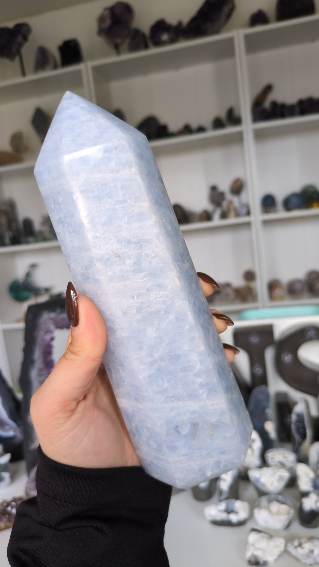 Large blue calcite tower ✨
