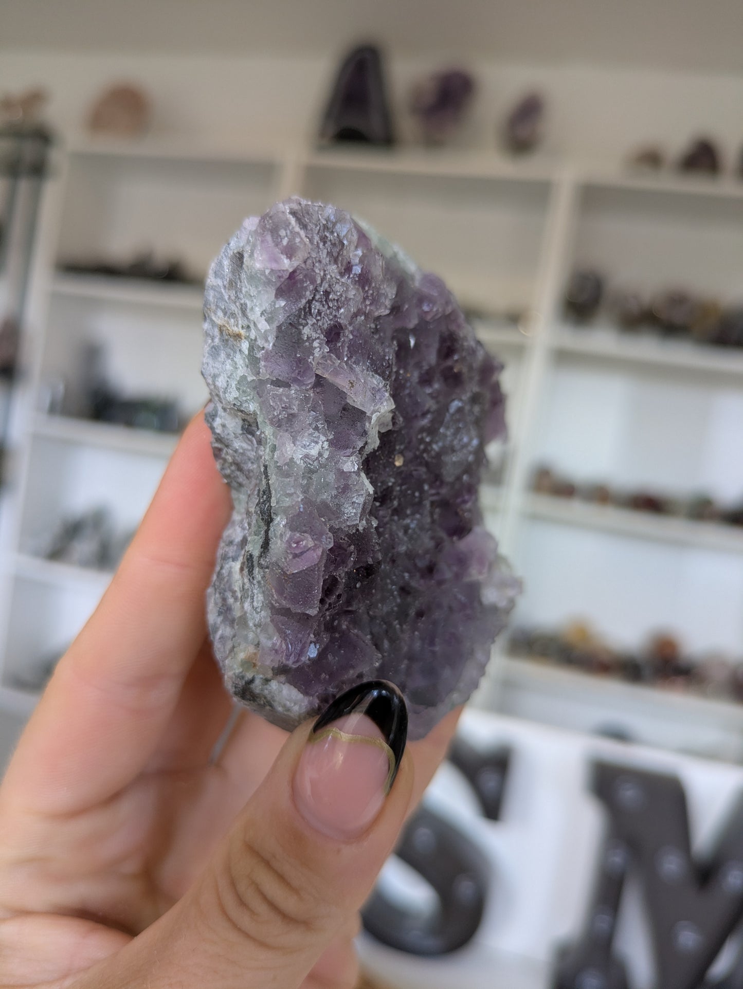 Purple & green flourite specimen ✨