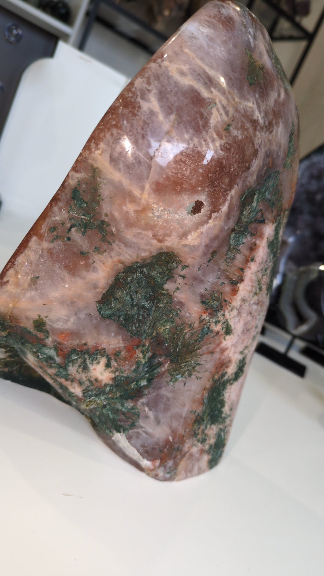 Pink amethyst statement piece ✨