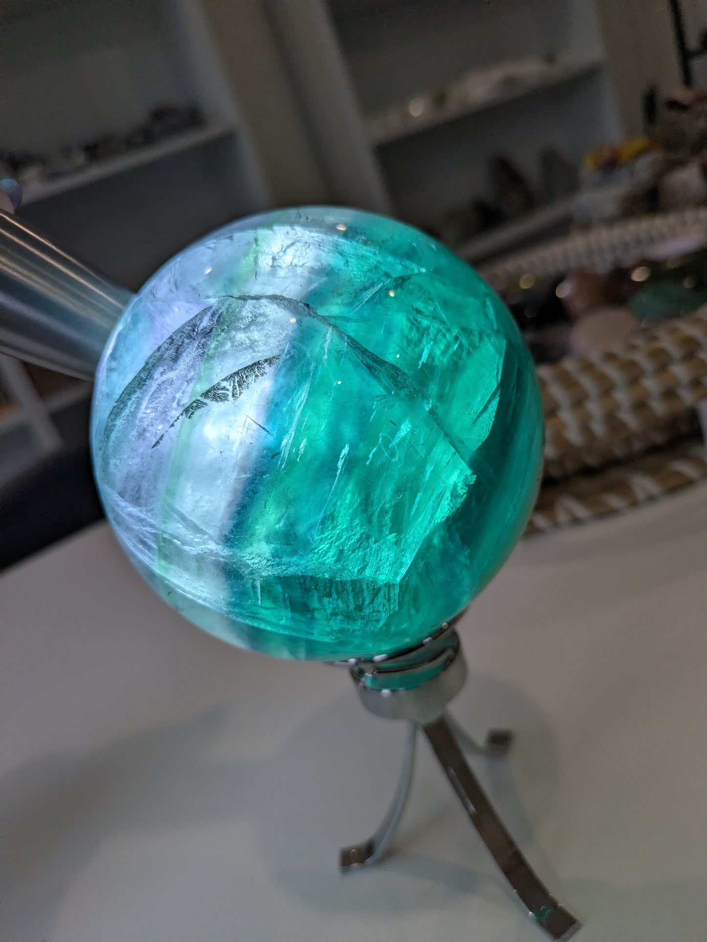New large flourite sphere ✨